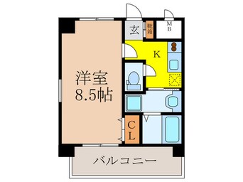 間取図 CREATO新大阪Serenity(601)