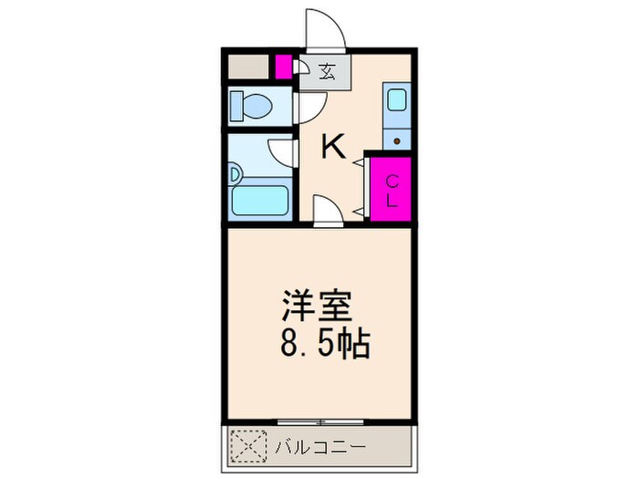 間取り図 ジュネス帯曲輪（おびぐるわ）