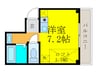 フェリスタ正雀 1Rの間取り
