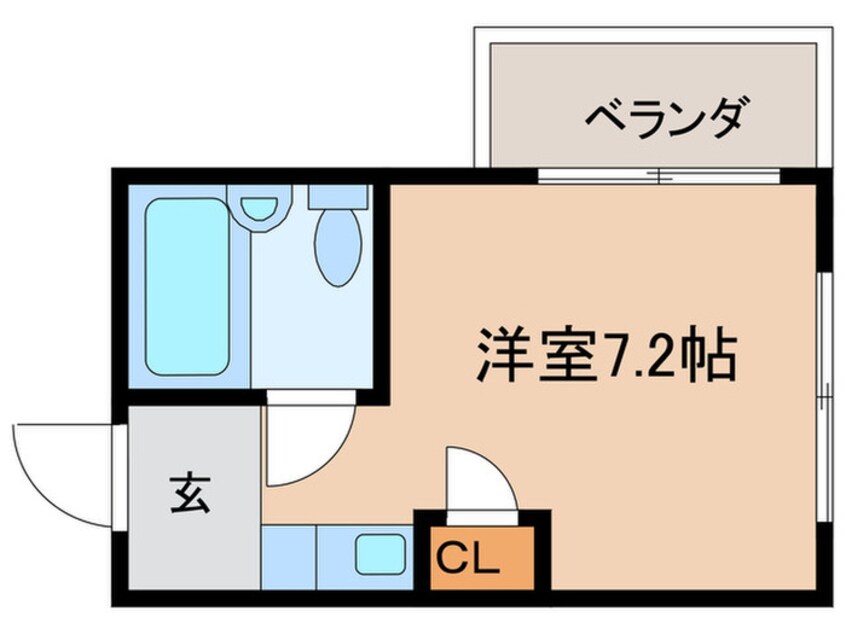 間取図 ｺｽﾓﾚｼﾞﾃﾞﾝｽ千林