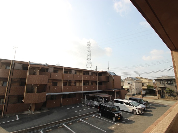 室内からの展望 プラザハイツ二ツ屋Ａ