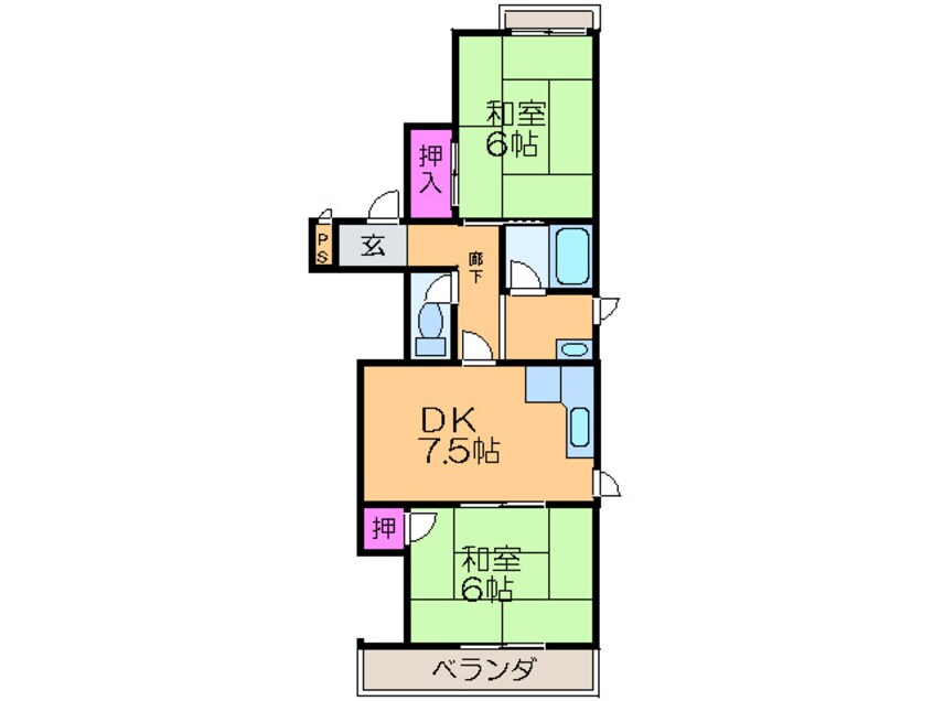 間取図 パールハイツ