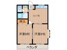 サンワロイヤルマンション 2DKの間取り