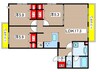 くおん嵯峨　東棟 3LDKの間取り