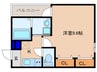 フジパレス都島御幸町Ⅲ番館 1Kの間取り