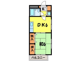 間取図 メゾンドセイゲツ