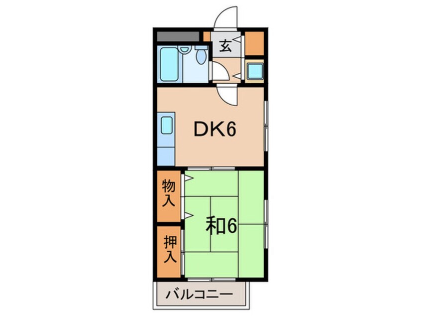 間取図 メゾンドセイゲツ