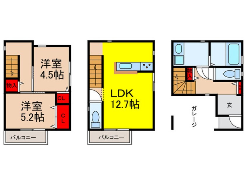 間取図 豊中市北条町戸建