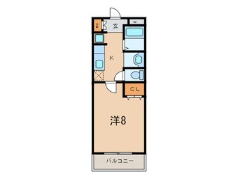 間取図 サンフロ－ラ藤原
