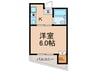アルペジオ 1Kの間取り