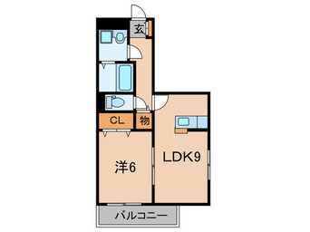 間取図 ルノン瓦林