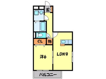 間取図 ルノン瓦林