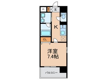 間取図 ボーベル玉造