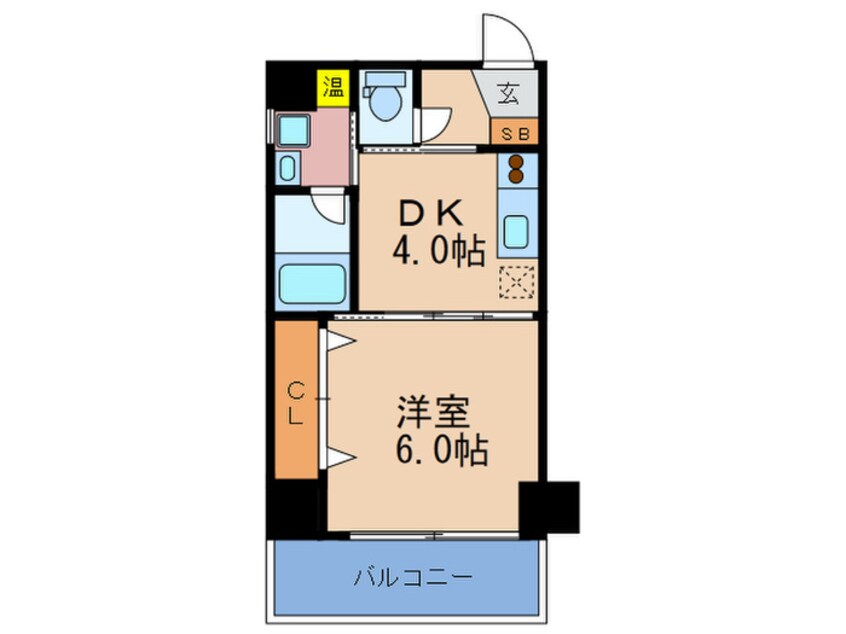 間取図 ノブパシオン北梅田