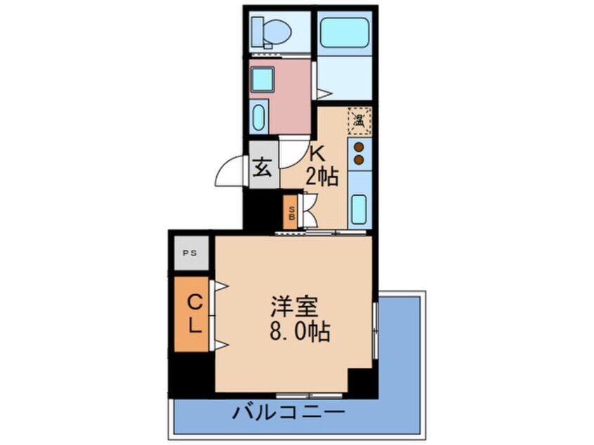 間取図 ノブパシオン北梅田