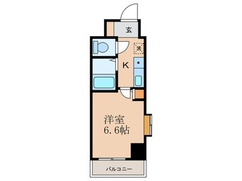 間取図 ｴｽﾃﾑｺｰﾄ神戸ﾊｰﾊﾞｰﾗﾝﾄﾞ前Ⅱ(905)