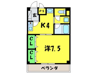 間取図 燦コ－ポＣ棟