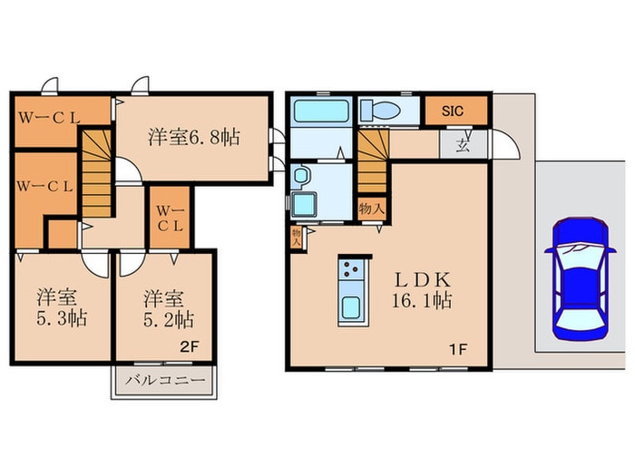 間取り図 ラシーネ柴原