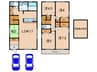 門戸西町貸家 5LDKの間取り