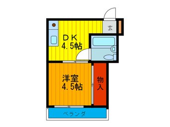 間取図 グランドハイツ三津屋北