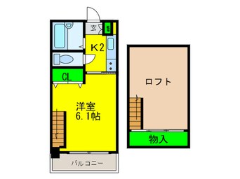 間取図 ハウス・パーク長居