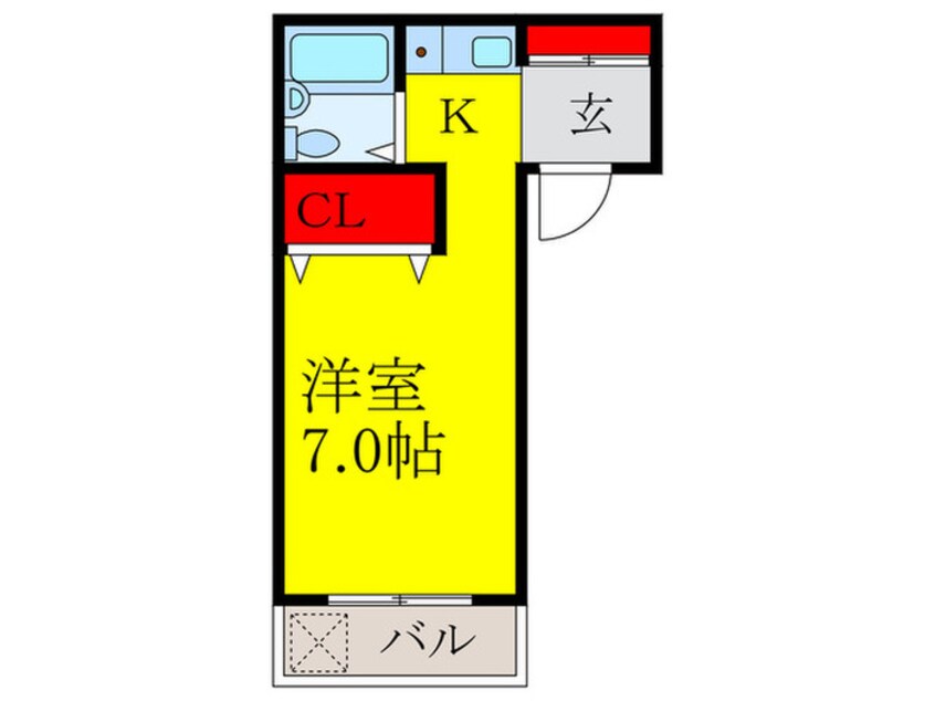 間取図 コテージクレハ