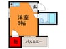パ－ソナルハイツ２０番館 1Rの間取り