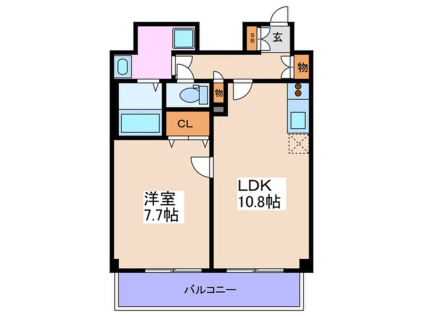 間取図 ベクス福島