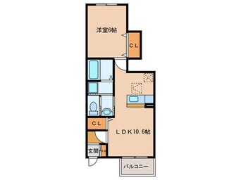 間取図 パストラルメゾンＢ