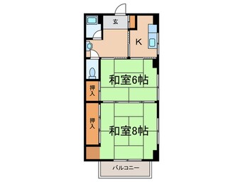 間取図 ザ・シティ摩耶