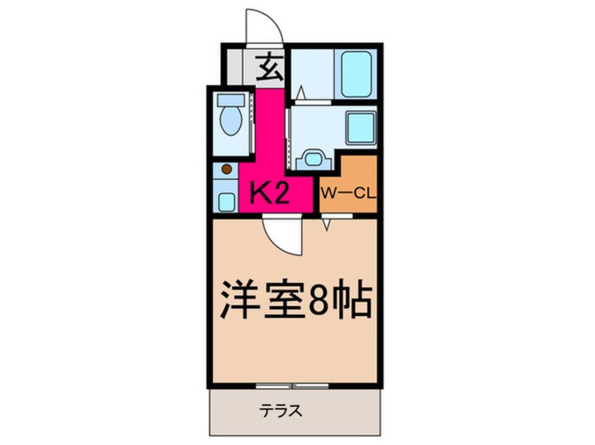 間取図 クオリア東茱萸木