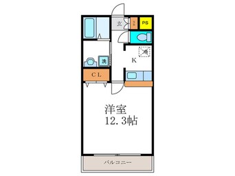 間取図 ラフィ－ネ桂Ⅱ