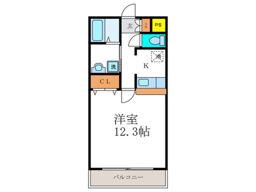 間取図 ラフィ－ネ桂Ⅱ
