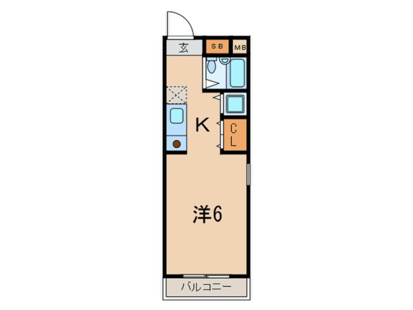 間取図 サンシャイン芦屋