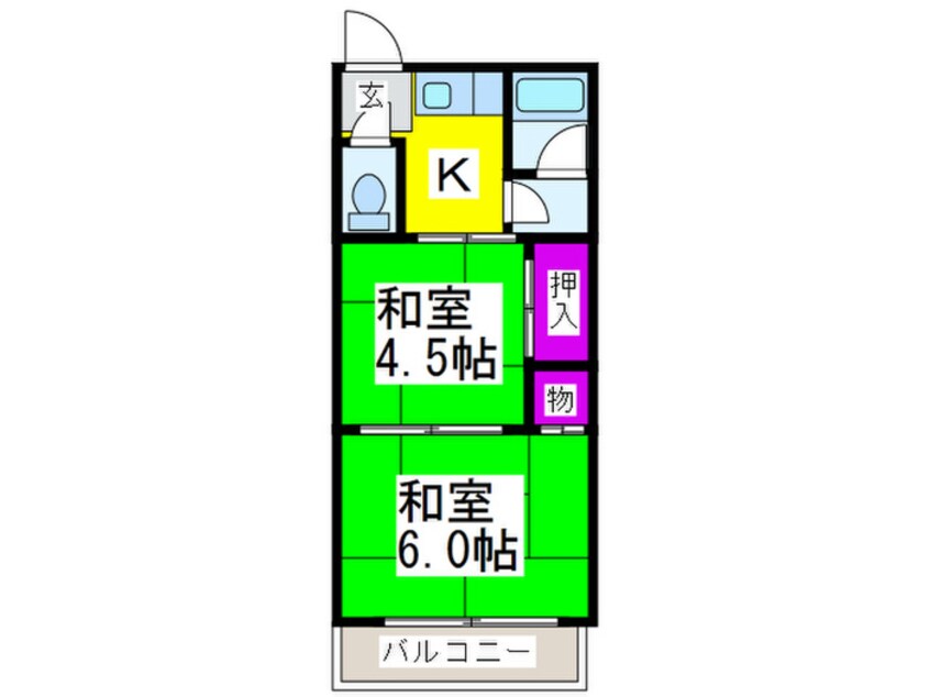 間取図 太陽マンション