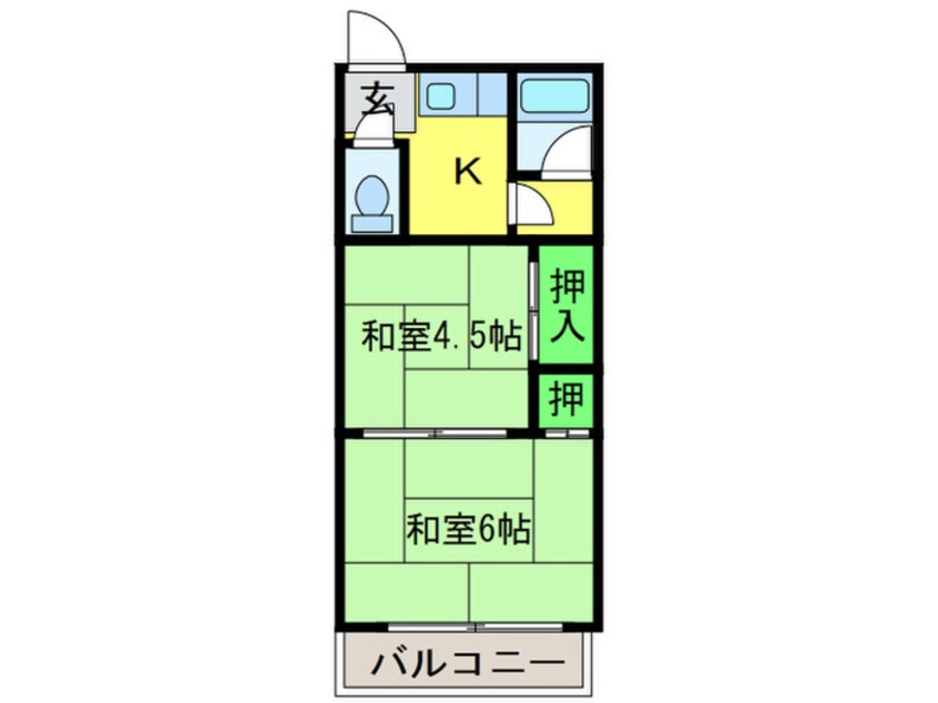 間取図 太陽マンション