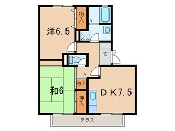 間取図 グリ－ンハウス新伊丹