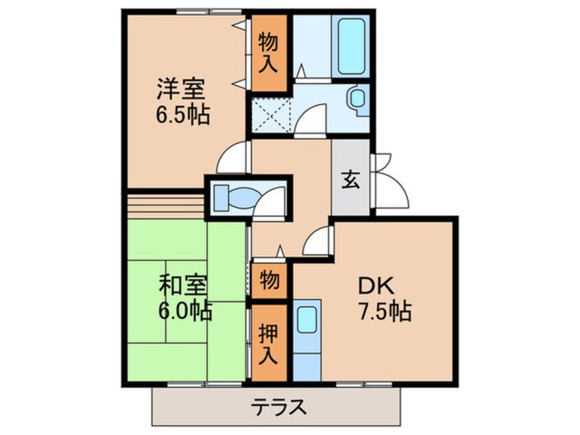 間取図 グリ－ンハウス新伊丹