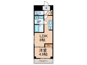 間取図 カルム共栄