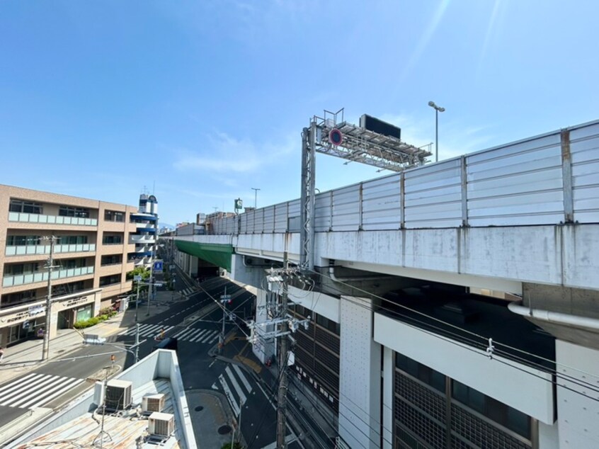 室内からの展望 カルム共栄