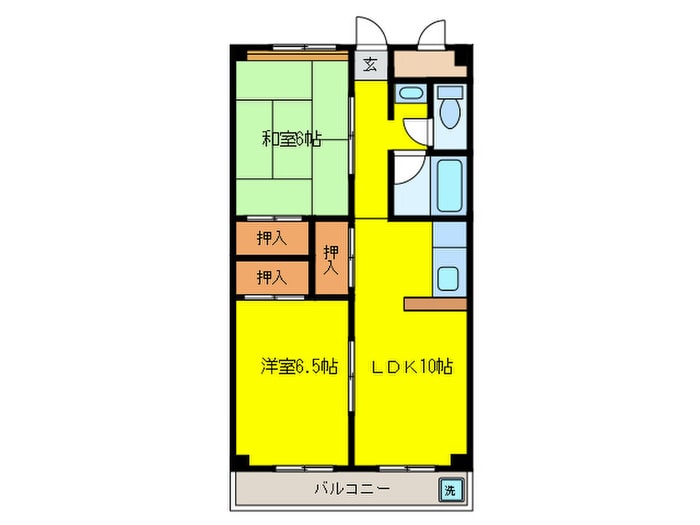 間取り図 第一磯屋敷マンション