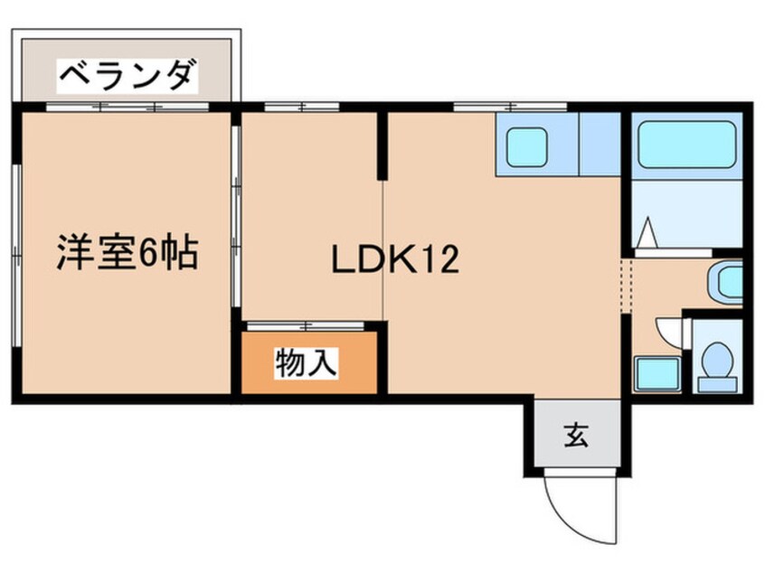 間取図 エステ－ト石田