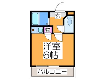 間取図 シャルマンフジ住吉壱番館