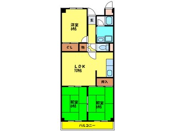 間取図 グランドハイツ杉田Ⅱ