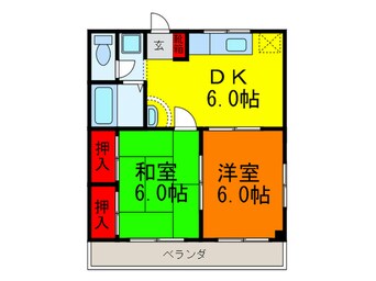 間取図 あやめ庵ハイツ