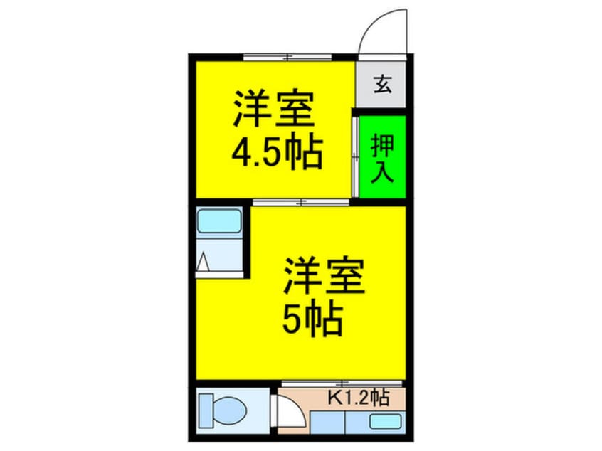 間取図 英アパート