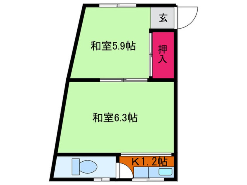 間取図 英アパート