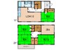 米田町島戸建 5LDKの間取り