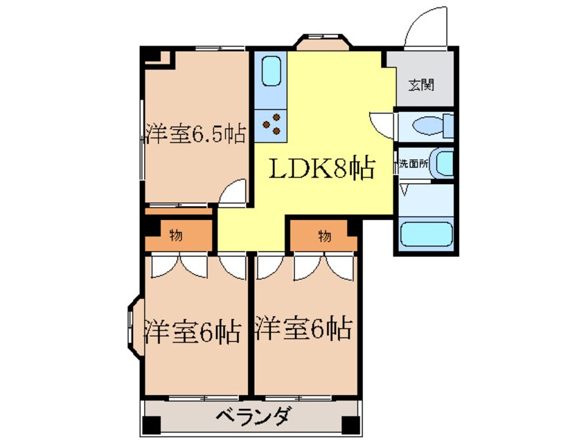 間取図 グレイスカ－ム