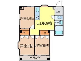 間取図 グレイスカ－ム